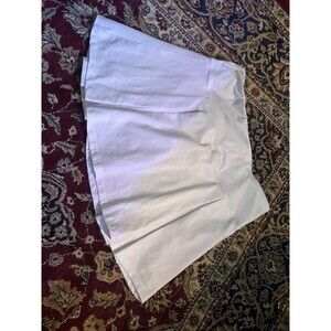 White Tennis Skirt With Shorts Size Medium